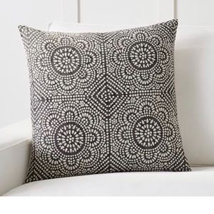 Pottery Barn Slate Printed Pillow Covers - set of 2 NWT